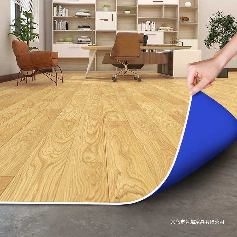 商用PVC塑胶地板革防水泥地专用家用客厅办公室加厚耐磨防火地胶