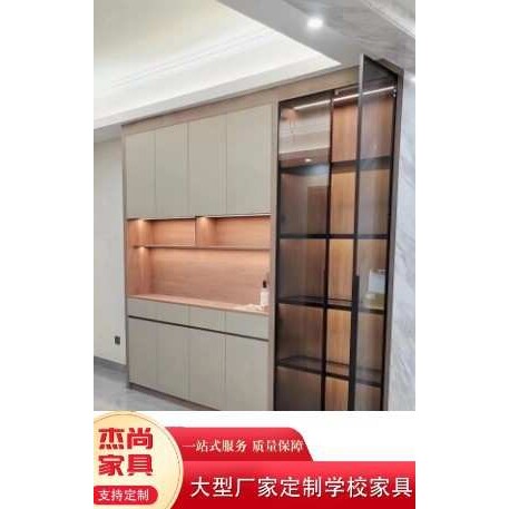 深圳市定制衣柜玻璃酒柜阳台柜衣帽间开放式现代轻奢整体到顶衣柜