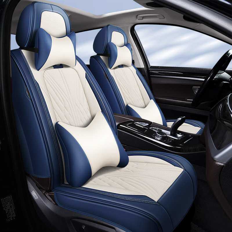汽车坐垫2024新款全包围打孔纳帕皮座椅套四季通用座垫夏季车座套