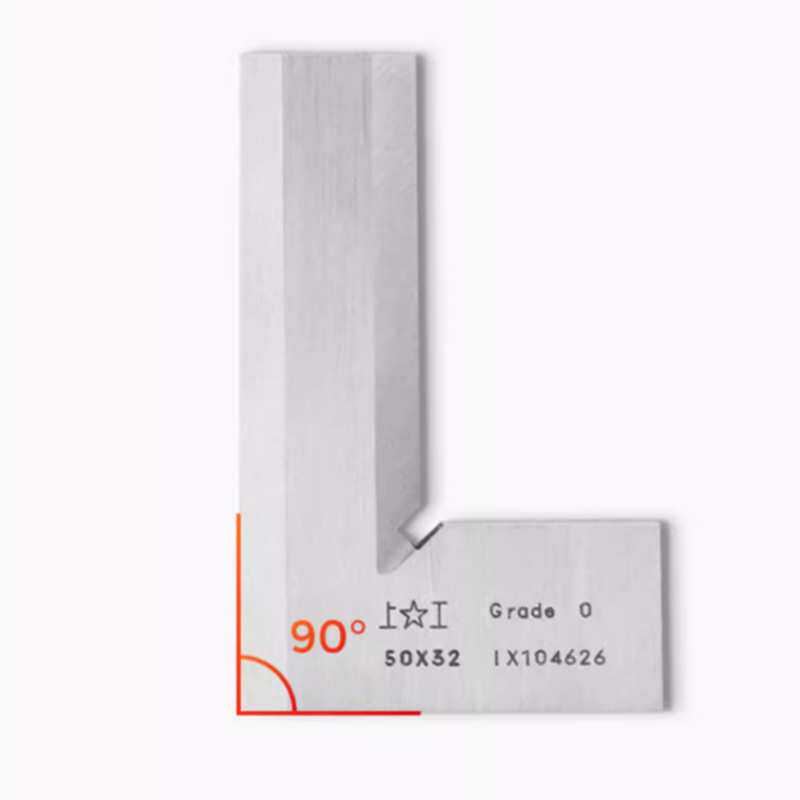 上工刀口形直角尺不锈钢角尺90度角尺直角尺精度0级角尺100*63mm