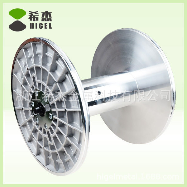 希杰铝盘头355*272凸轴织带机钩编机专用加厚加重不爆盘