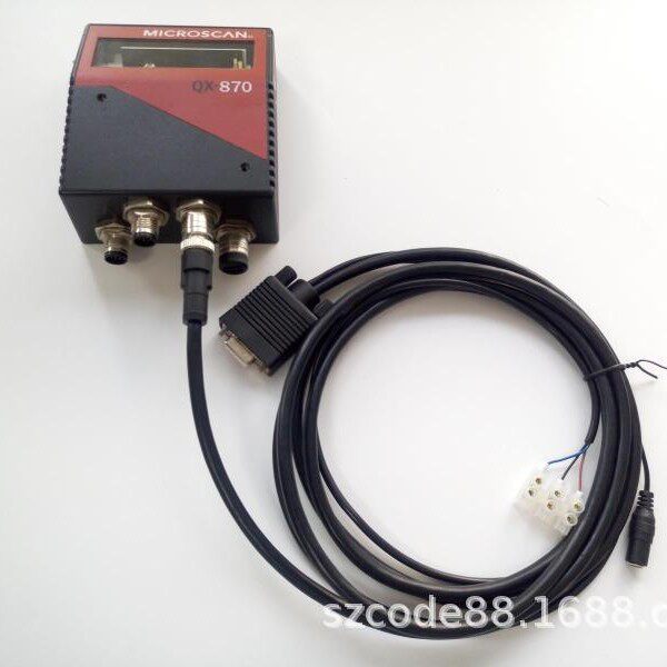 microscan迈思肯QXHAWKQX870QX830ID40电源线232串口网线