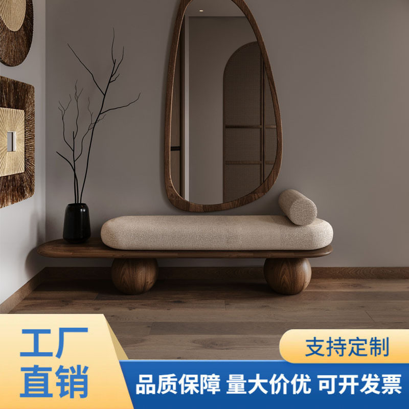 北欧换鞋凳坐凳创意家用沙发凳床尾凳试衣间长凳子入户门口穿鞋凳