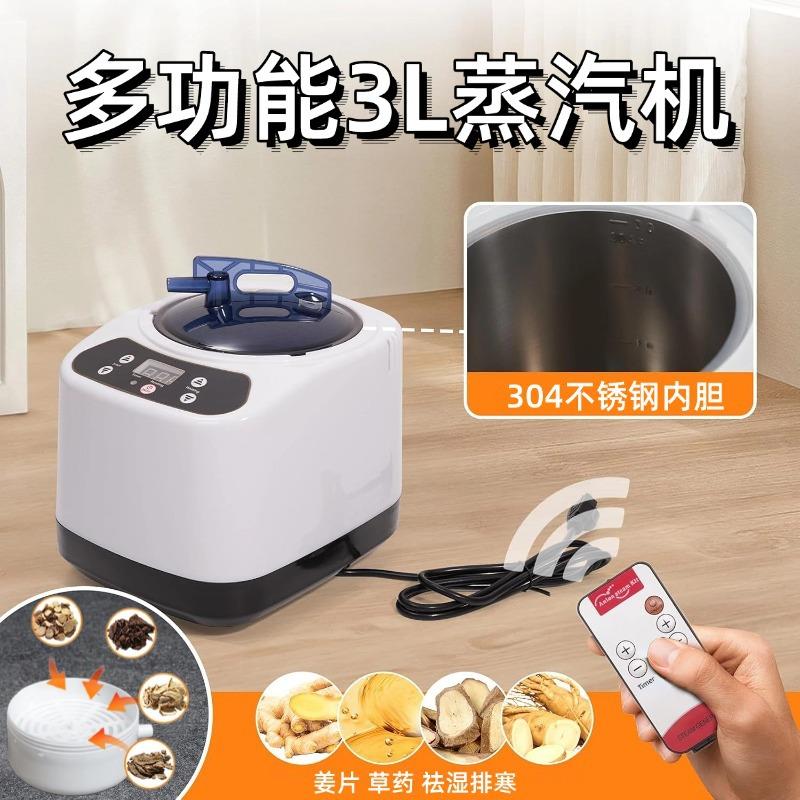 汗蒸箱多功能3L蒸汽机桑拿房家用水疗熏蒸仪不锈钢蒸汽熏蒸机