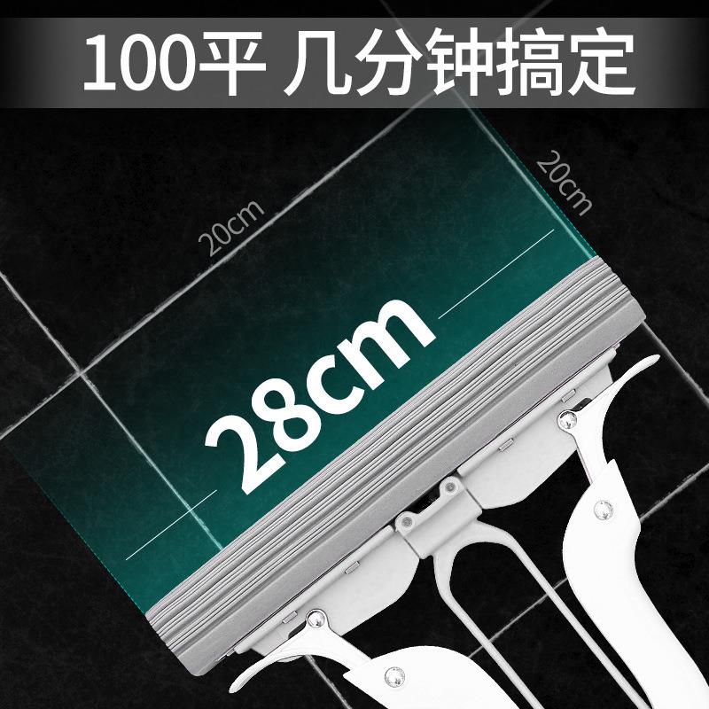 VHM7拖把海绵吸水家用一拖净免手洗胶棉替换头对折式挤水地拖