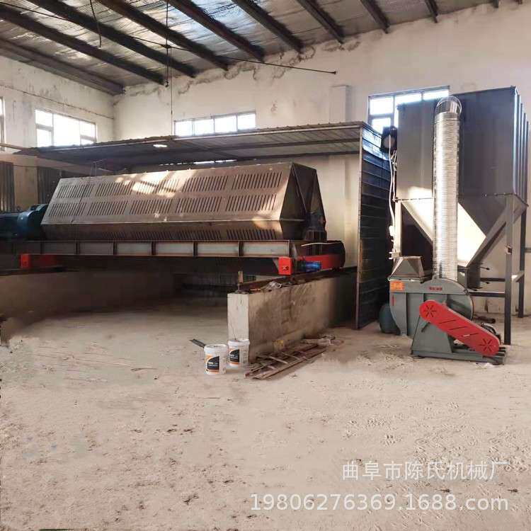 圆管轴承去毛刺磨边六角滚筒抛光机 铁工件除锈翻新打磨机