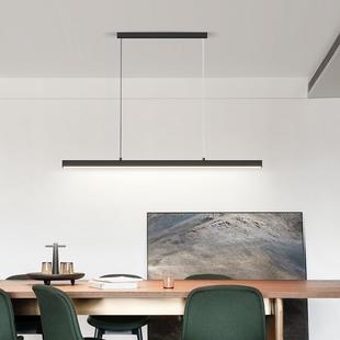 餐厅灯现代简约设计感饭厅餐桌灯具北欧极简办公室灯店铺商用吊灯