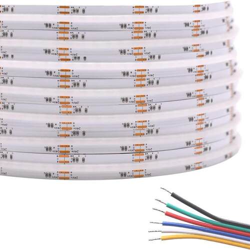 COB灯带低压灯条24V RGBCW840灯RGBCCT灯带五合一COB灯条智能灯带