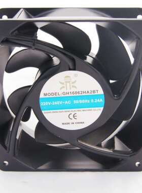 轴流风机 GH16062HA2BT/BL 插片式 引线式 AC220V 散热风扇