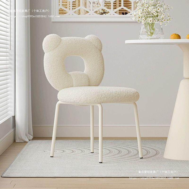 奶油风餐椅轻奢感餐桌椅子家用法式简约现代梳妆凳子靠背,玩具/童车/益智/积木/模型,毛绒/玩偶/公仔/布艺类玩具,淘宝优惠券,粉丝福利购,淘宝优惠卷