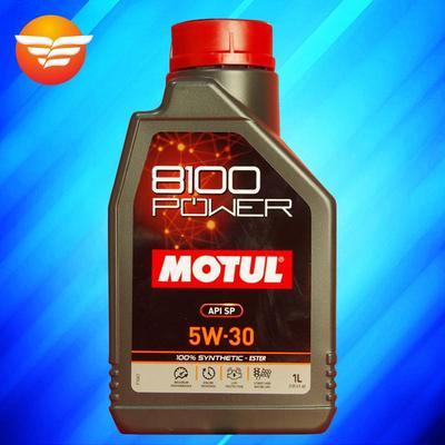摩特MOTUL 8100 POWER 5W-30 1升 SP认证 法国进口酯类全合成机油