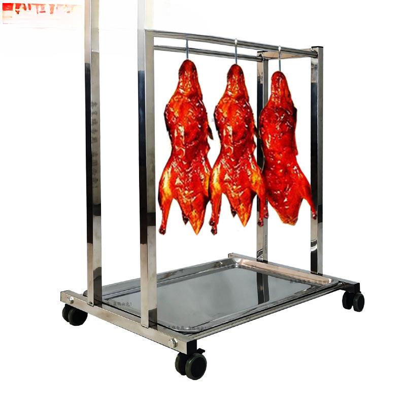 展示架挂腊肉的架子不锈钢烤鸭烤烤鹅烧鸡乳鸽叉烧腊肉桌上挂肉架