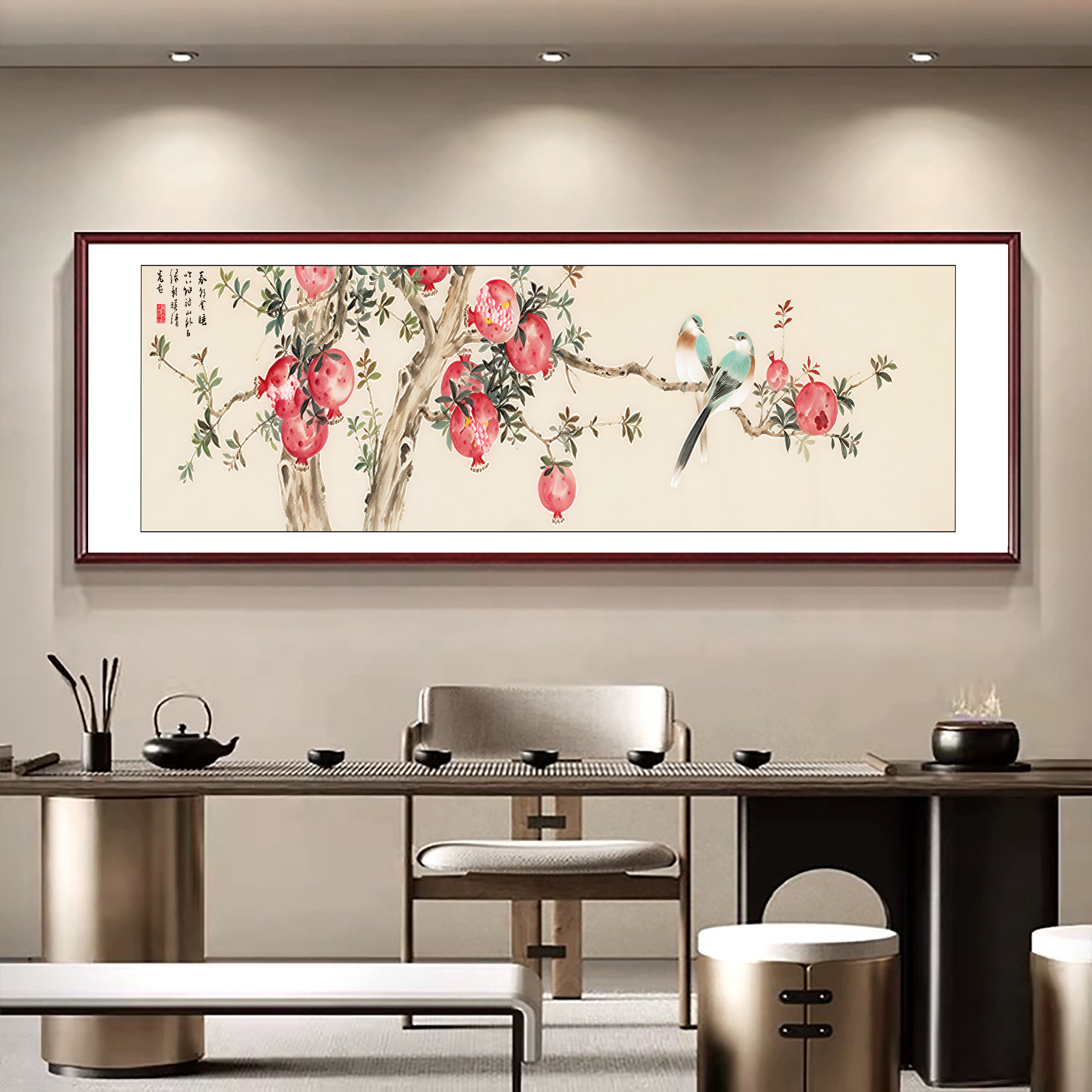 客厅画沙发背景画高级上档次2025新款卧室床头挂画墙壁装饰画牡丹,家居饰品,现代装饰画,淘宝优惠券,粉丝福利购,淘宝优惠卷