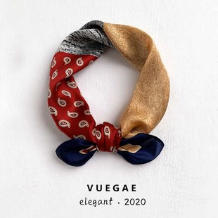 目窕53 53cm100%桑蚕丝真丝丝巾小方巾丝巾高级感夏季