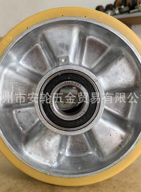 德国WICKE-TOPTHANE威卡脚轮6寸聚氨酯胎面铝芯轮160mm单轮100870