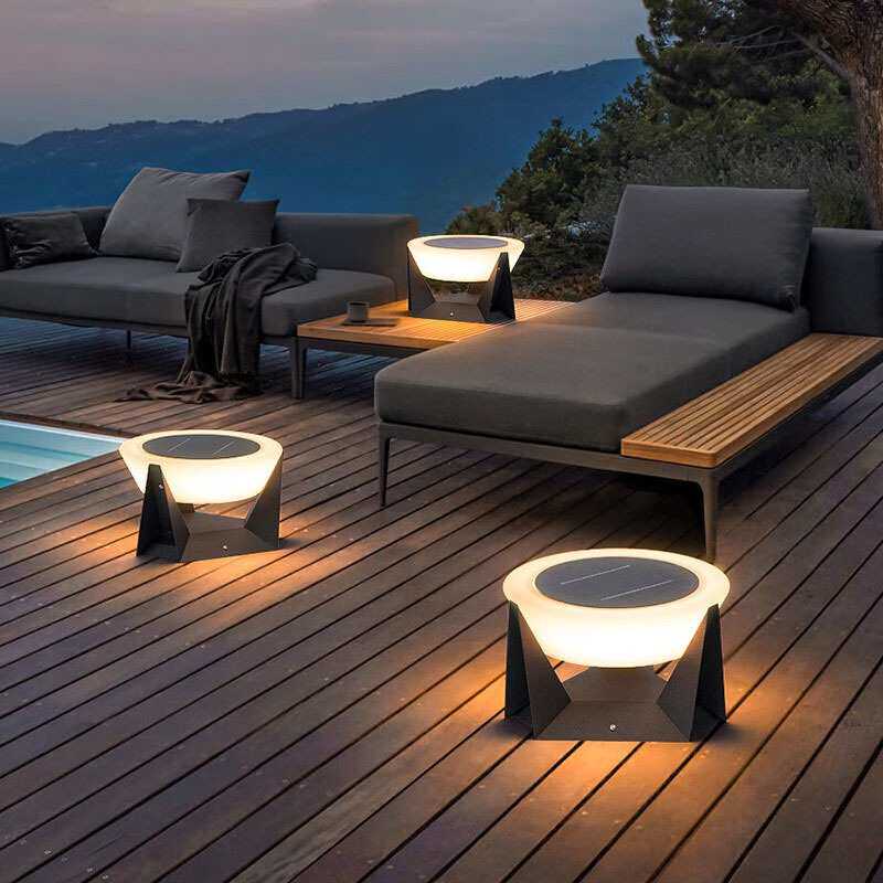 太阳能户外柱头灯别墅大门庭院灯柱子灯草坪灯室外灯防水院子墙灯