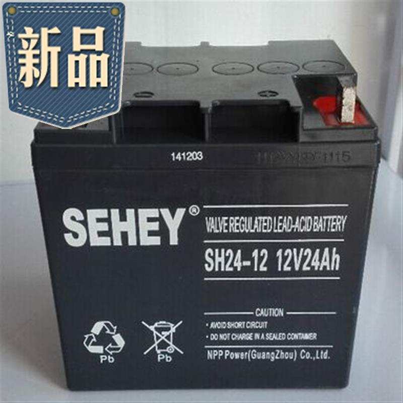 西力12V24AH蓄电池SH24-12铅酸免维护 直流屏太阳能包邮