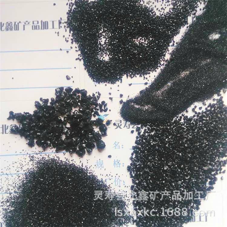 供应厨房石英石花岗岩水槽人造石台面洗衣池树脂水槽用黑色石英砂
