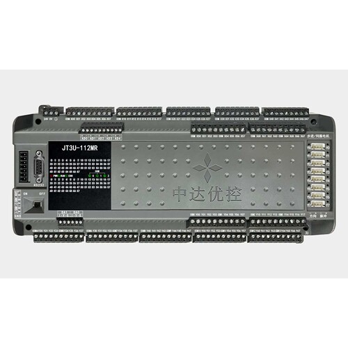自主研发PLC JT3U-112MRT-16MT-1TK-3AD-2DA 8轴 AD DA 485温度