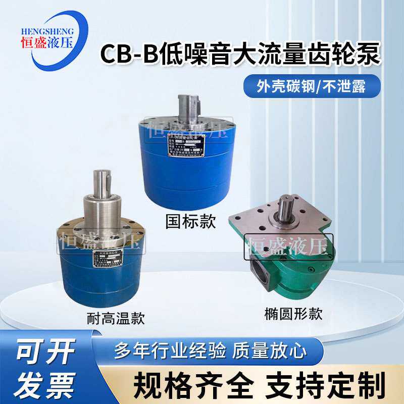 液压齿轮油泵工业齿轮泵高压输油泵机床润滑泵耐磨静音铸铁齿轮泵