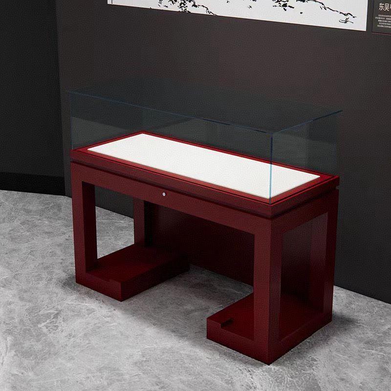 博物馆液压玻璃文物展示柜高级珠宝柜字画玉器柜台展览展厅展示柜