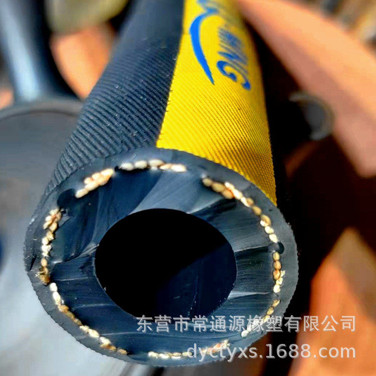 2532喷砂胶管帘线编织喷砂胶管耐温防磨顺丁橡胶软管厂家批发