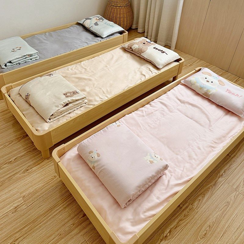 A类60s天丝幼儿园被子三件套夏季空调被宝宝午睡夏凉被婴儿薄被子,婴童用品,婴童床品套件,淘宝优惠券,粉丝福利购,淘宝优惠卷