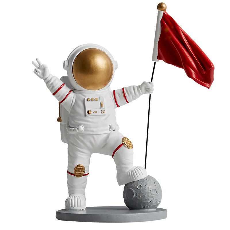 北欧轻奢家居宇航员摆件创意办公室酒柜装饰品现代太空人桌面摆设,家居饰品,装饰摆件,淘宝优惠券,粉丝福利购,淘宝优惠卷