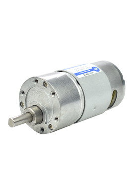 545 微型直流减速电机12v24v可调速大扭力齿轮慢速低速小电机马达