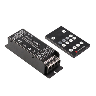 12V灯带控制器同步调光器呼吸灯24V低压闪烁效果通用模块调节器