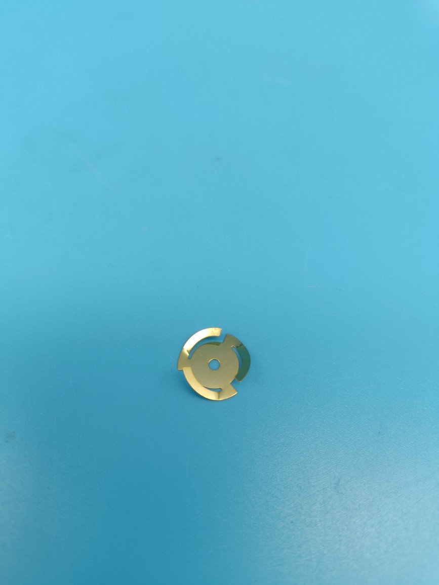 镀金晶控感测头内爪型弹簧6MHz