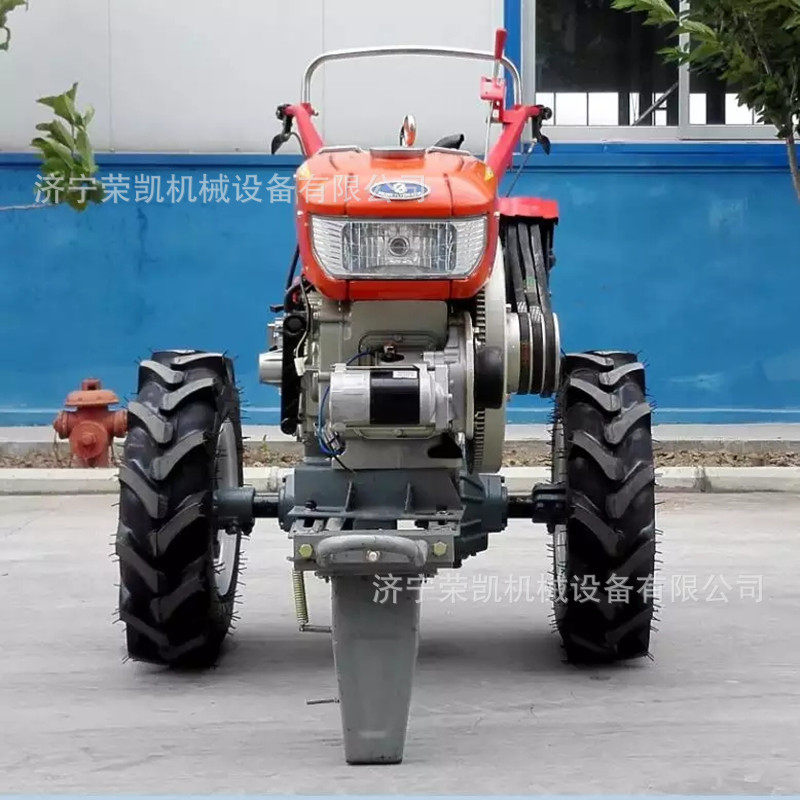 ZT140柴油耕作手扶拖拉机水旱田大马力旋耕机农用手扶犁地播种机