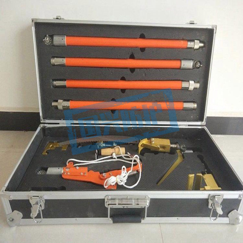 10KV带电作业套装绝缘杆组合工具便携式操作杆及工具头套装