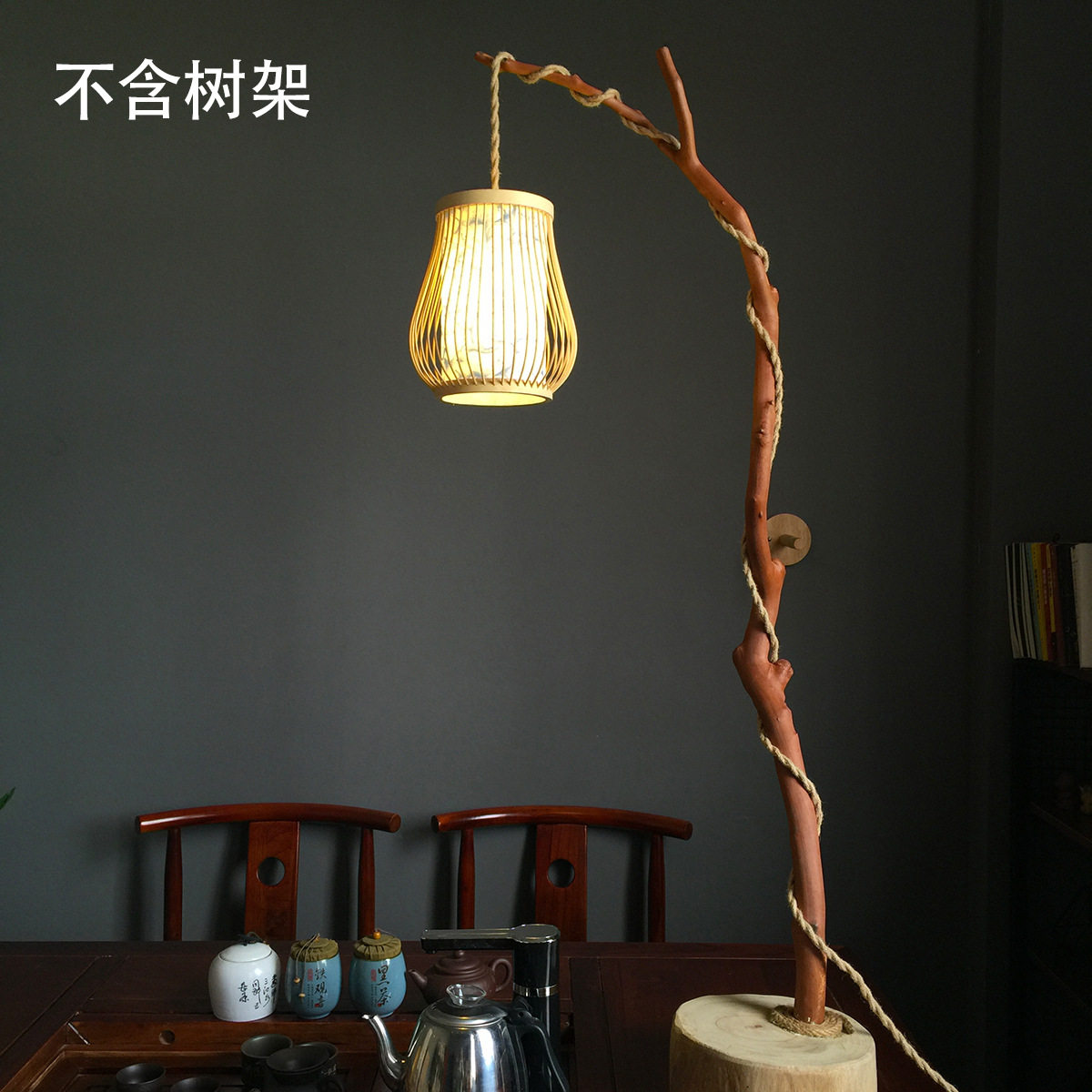 新中式禅意茶室吊灯挂灯配件