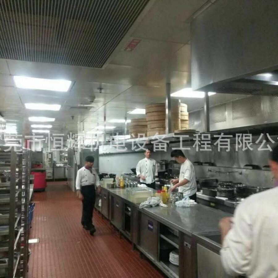 肇庆厨房油烟罩 油烟管道 厨房设备炒炉 汤炉 炸炉
