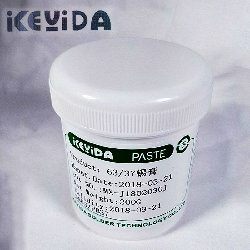 批发KEYIDA科亿达SN63PB37焊锡膏500g免洗锡浆有铅锡膏锡泥