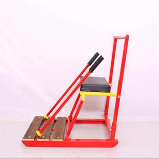 冰雪无动力滑橇冰上爬犁加厚金属钢多色可选蜘蛛踏冰两用滑橇