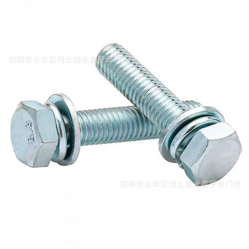 M10*16-60蓝白锌8.8级外六角