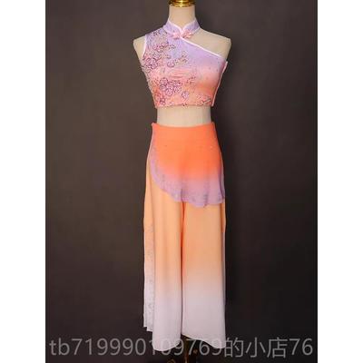 高档钱儿童华杯同春嬉鼓舞舞蹈服岭南芳胶州秧歌表演出服装女成人