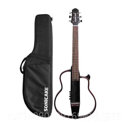 高档Snicake旅行吉他电箱o效果实木他花吉桃他便携式吉安静初学者