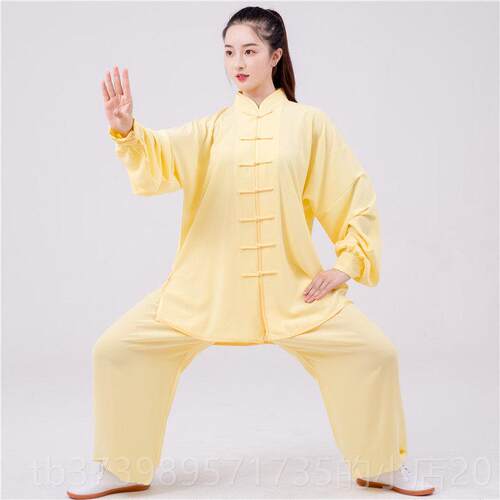 正品太极服女星麻练功服武术表演极服春秋季功夫衫太拳夏服装男光