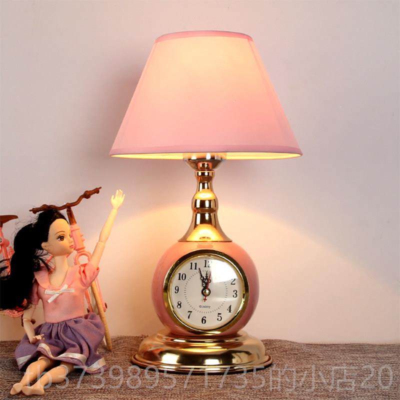 正品欧式现代温馨卧公室后床头灯斯堪纳的维亚风格书房粉色主调光