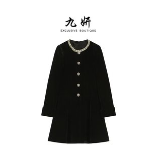 干金风女2025新款 米兰 秋冬收腰a字裙JY25D03 好奢大上新