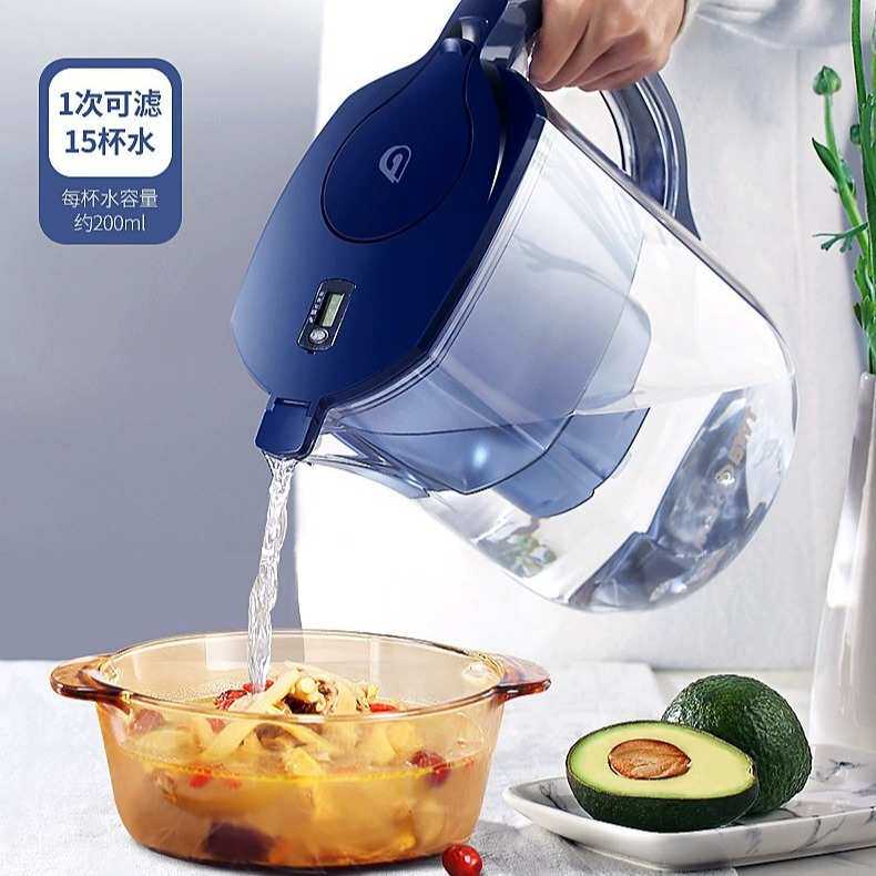 德国bwt净水壶厨房自来水去垢净水器一壶1芯倍世滤水壶滤芯净水机