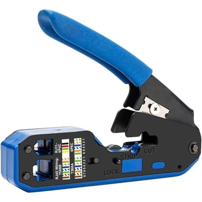 RJ45 Crimp Tool Kit, CAT5 CAT5e CAT6 Ethernet Crimper Modula
