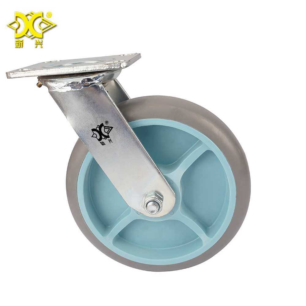 【新兴脚轮】重型8寸TPR/TPE脚轮万向轮 服务车房口车行李车脚轮,3C数码配件,摄像机配件,淘宝优惠券,粉丝福利购,淘宝优惠卷