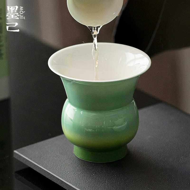 墨己醒春集渐变翡翠绿陶瓷建水茶道配件废水缸家用水盂茶水收纳缸,3C数码配件,摄像机配件,淘宝优惠券,粉丝福利购,淘宝优惠卷
