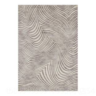 高档Li Wu屋比利进口Rag里olle地代毯现客厅卧室沙时发黑白斑 and