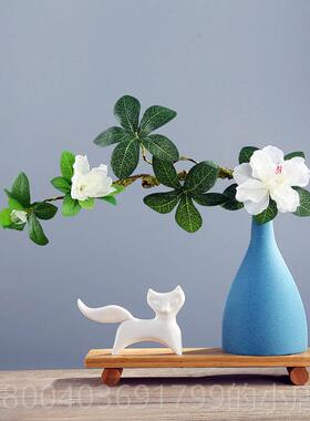 高档创意ns风陶瓷花花艺瓶i北欧装饰品电视柜客厅玄关假摆件桌面