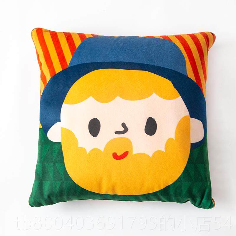 高档卡通情侣抱枕被用两保暖抱睡枕毯珊瑚靠绒法兰绒办公室午毯汽